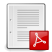 Symbole pour le format de fichier PDF